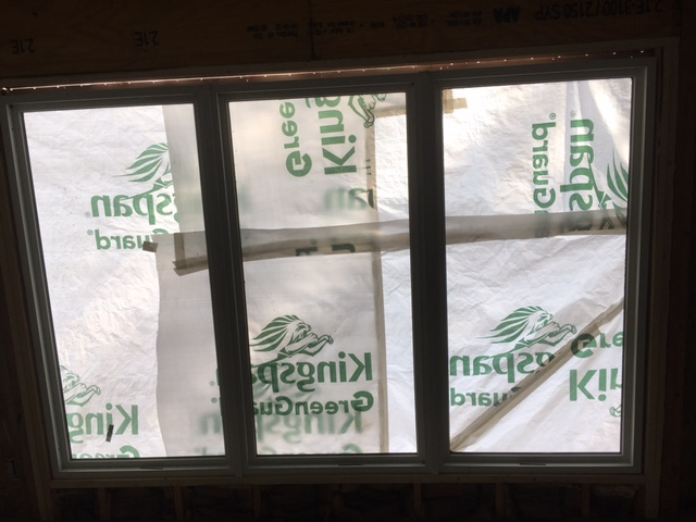 The view from the living room Simonton window