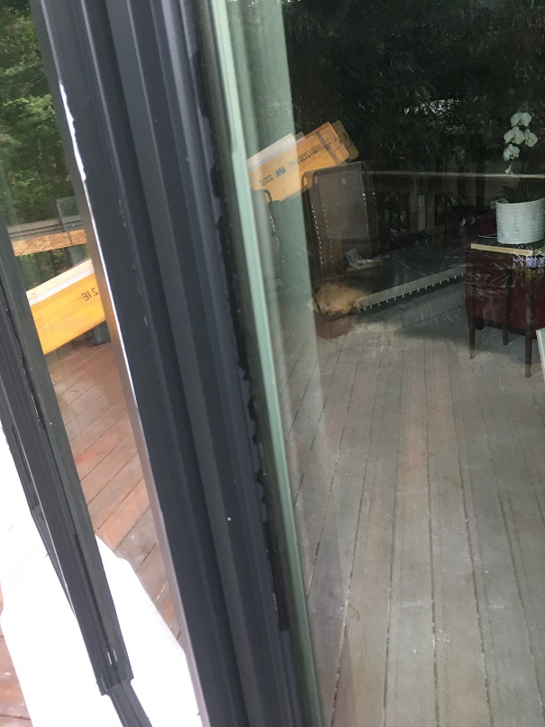 Discolored Simonton window gasket